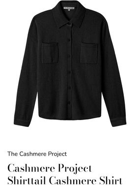 Cashmere Project Shirttail Cashmere Sweater